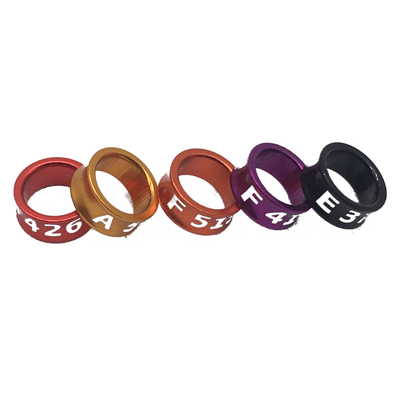 Multicolor Birds Parrot Pigeon Flying Digital Foot Ring voor herkenning en vogels