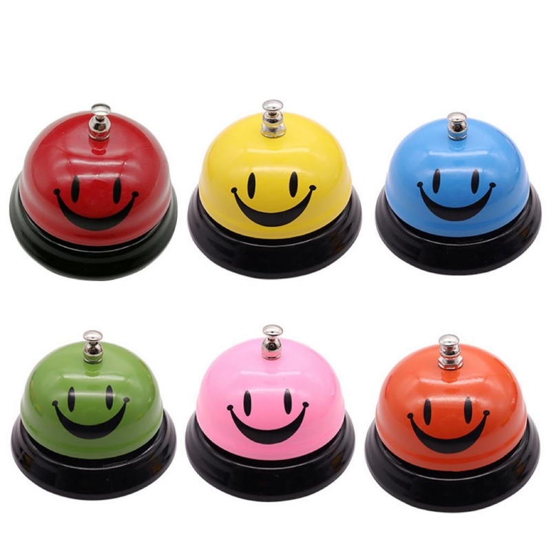Restaurant Dish Bell Pet Trainer Elektroplatering Meerdere Kleuren Metalen Serveren Call Bell