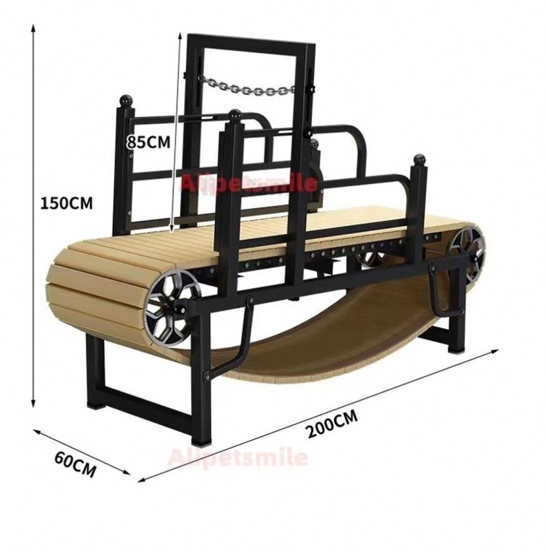 Gestookte trainingsproducten voor huisdieren Kleine grootte hout en legering hondenslaam voor een aangepast logo