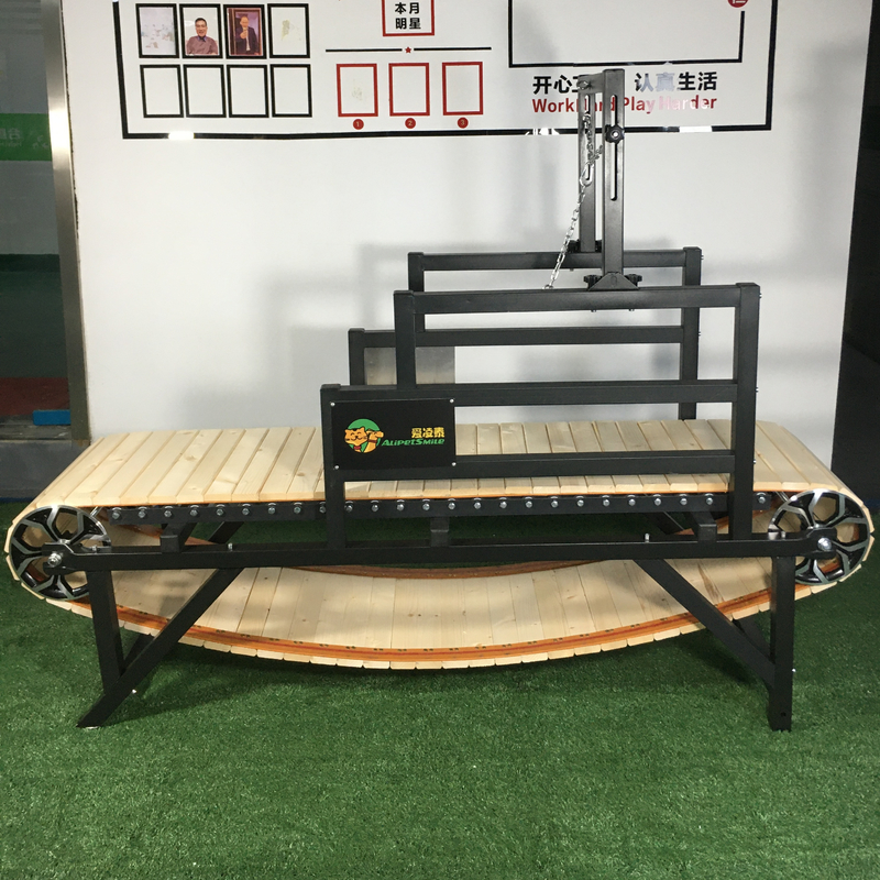 175cm*52cm*130cm/200cm*58cm*150cm Wood Dog Treadmill voor Agility Training en Running